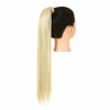 Picture of Wrap Around Drawstring Ponytail Hair Extension Beach Blonde Straight Clip in on Ponytail Extension Long 24 Inch Synthetic Hair Pieces for Women SARLA P001&613#