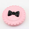 Picture of 2 PCS Cosmetic Case with Mirror Eyelash Case Makeup Storage Box Travel Cosmetic Bag Pink Place Eyelashes