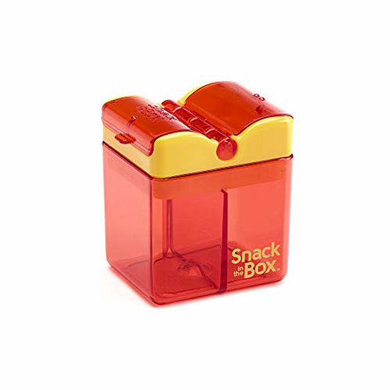 Precidio Design Snack in the Box NEW Little Finger-Friendly Eco-Friendly  Reusable Snack Container (Blue) 1001BL