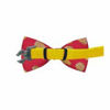 Picture of Cutie Ties Dog Bow Tie Chicken 'n Waffles Deluxe Quality 4" with Easy Slip Over Collar Elastic Bands Sized Dogs-Custom Designs