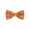 Picture of Cutie Ties Spooky Halloween Orange Dog Bow Tie Deluxe Quality 4" with Easy Slip Over Collar Elastic Bands to fit Most Collars Perfect for Small & Medium Sized Dogs-Custom Designs