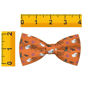 Picture of Cutie Ties Spooky Halloween Orange Dog Bow Tie Deluxe Quality 4" with Easy Slip Over Collar Elastic Bands to fit Most Collars Perfect for Small & Medium Sized Dogs-Custom Designs