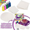 Picture of Creative Kids Spin & Paint Refill Pack - 8 x Large Cards - 8 x Small Cards - 4 x Round Cards - 5 Bottles of Colored Paint