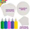 Picture of Creative Kids Spin & Paint Refill Pack - 8 x Large Cards - 8 x Small Cards - 4 x Round Cards - 5 Bottles of Colored Paint