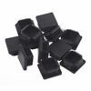 Picture of 1-1/2 Inch Square Plastic Plug, Tubing Post End Cap 1-1/2 x 1-1/2 inch, Chair Glide Insert Finishing Plug, Great for Fencing Posts, Furniture End Caps, Fitness Equipment End Caps and More (12 Packs)