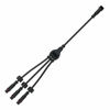 Picture of BTF-LIGHTING 3 Core 3 pin Small Size IP65 Y Shape 1 Male-Divided-3 Female Spillter Connctor Black Plastics 22AWG 15mm Nut Support All BTF-LIGHTING 3 pin Connector 1 PCS