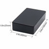 Picture of Zulkit 8 Packs Project Boxes ABS Plastic Electrical Project Case Power Junction Box Black 3.94 x 2.36 x 0.98 inch (100 x 60 x 25)