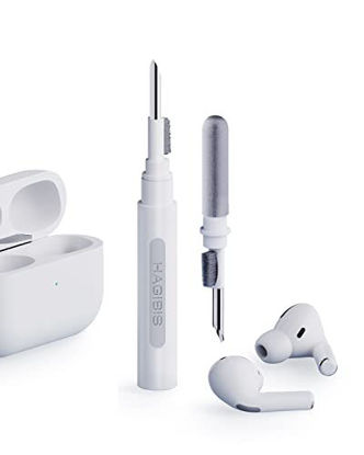 Picture of Hagibis Cleaner Kit for Airpods Pro 1 2 Multi-Function Cleaning Pen Soft Brush for Bluetooth Earphones Case Cleaning Tools for Huawei Samsung MI Earbuds