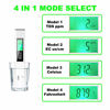 Picture of TDS Meter,Accurate and Reliable,Water Testing Kits for Drinking Water,Professional Water Meter,TDS, EC & Temp Meter 3 in 1(White)