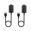 Picture of IBERLS (2 Pack) USB Smart Charger for USB Adapter Devices with LED Indicator Light, Smart Over-Charge Protection Power Cord