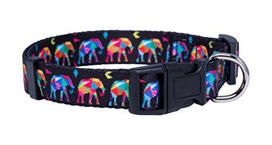 Picture of Native Pup Cute Animal Dog Collar (Elephant, Medium)