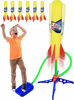 Picture of Kiddie Play Rocket Launcher for Kids to Stomp on with 6 Rockets Outdoor Toys Gift for Boys and Girls Ages 6 Years and Up