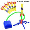 Picture of Kiddie Play Rocket Launcher for Kids to Stomp on with 6 Rockets Outdoor Toys Gift for Boys and Girls Ages 6 Years and Up