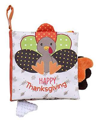 Picture of Baby Starters Magic Years Soft, Crinkle Activity Book with Tabs and Strap- Happy Thanksgiving Turkey