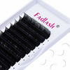 Picture of Lash Extension D Curl 12mm FADLASH Eyelash Extension Lashes 0.15 Individual Lashes Silk Classic Lash Extensions Supplies (0.15-D, 12mm)