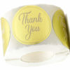 Picture of Thank You Stickers Roll of 500-2 inch - Gold Thank You Stickers Small Business - Thank You for Supporting My Small Business Stickers - Stickers Thank You