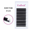 Picture of Eyelash Extensions Thickness 0.03 D Curl 11mm Premade Fans 2D-10D Easy Fan Lash Self Fanning|Optinal C/D Curl Salon Use By FADLASH (0.03-D,11mm)