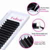 Picture of Eyelash Extensions Thickness 0.03 D Curl 11mm Premade Fans 2D-10D Easy Fan Lash Self Fanning|Optinal C/D Curl Salon Use By FADLASH (0.03-D,11mm)