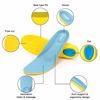 Picture of VoMii PU Memory Foam Insoles Plantar Fasciitis Arch Support Insoles for Women Men and Kids, Comfortable Breathable Sports Shoe Inserts, Shock Absorption and Relieve Foot Pain, S(Women 5-6/ Kids 2-5)