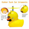 Picture of wonuu Rubber Duck Car Decorations Cute Yellow Duck Car Dashboard Ornaments with Propeller (W-Chicken)