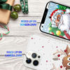 Picture of LCHULLE Compatible with iPhone 12 Pro Max Christmas Case Xmas Santa Holiday Transparent Clear Design Women Men Kids Soft TPU Silicone Shockproof Protective Case Cover for iPhone 12 Pro Max, Xmas Elk