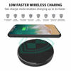 Picture of Nillkin Fast Wireless Charger,Mini Portable Qi Certified 10W Wireless Charger Pad for iPhone 8/8 Plus/iPhone X XR XS Max/Samsung Galaxy Note 8/S8/S8 Plus All Qi Enabled Phones [Button]