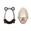 Picture of Foryee Cute Frog Potty Training Urinal for Boys with Funny Aiming Target - Coffee