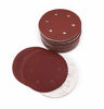 Picture of Jiayouy 180 Grit 9 Inch 6 Hole Hook and Loop Sanding Disc Flocking Sandpaper for Random Orbit Sander 10Pcs