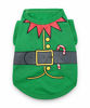 Picture of DroolingDog Pet Dog Christmas Clothes Elf Costume for Small Dogs, Green, Medium