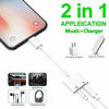 Picture of Headphone Adapter for iPhone Charger Jack AUX Audio 3.5 mm Jack Adapter for iPhone Adapter Compatible with iPhone 11/7/7 Plus/8/8 P lus/X/10/XSMAX Dongle Accessory Connector Earphone Adaptor