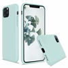 Picture of Vooii iPhone 11 Pro Max Case, Soft Liquid Silicone Slim Rubber Full Body Protective iPhone 11 Pro Max Case Cover (with Soft Microfiber Lining) Design for iPhone 11 Pro Max - Mint