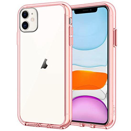 Picture of JETech Case Compatible iPhone 11, 6.1-Inch, Shockproof Bumper Cover, Anti-Scratch Clear Back (Rose Gold)