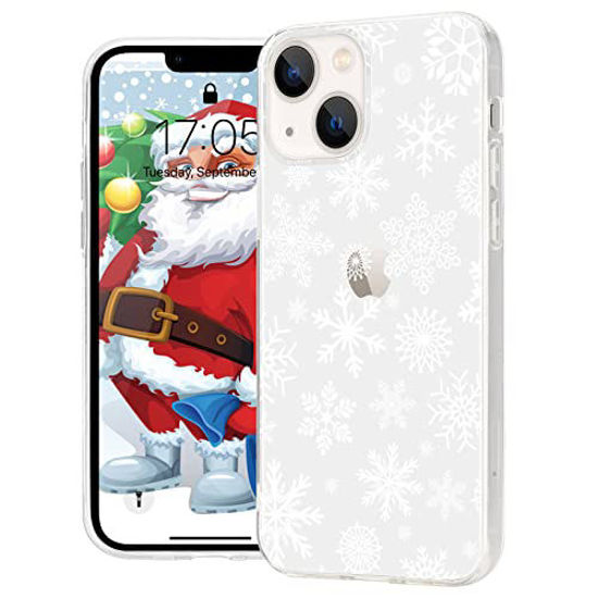 GetUSCart L FADNUT Xmas Compatible with iPhone 13 Case Clear