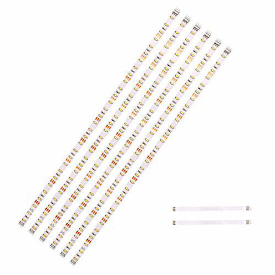 Picture of WOBANE LED Extension Light bar, 6PCS 20 inch, 3Pin Strip Light, Accessories 6000K White