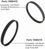 Picture of JEDELEOS Replacement Belt Set for Bissell ProHeat 2X Revolution Pet Carpet Cleaner, Fits Models 1548, 1550, 1551, 15483, Compare to Parts #1606419 & 1606418 & 1606428