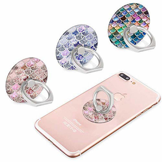 Picture of BF2Jk Three Pack-Ring Phone Holder Grip for Smartphones,Tablets,Pads (Mermaid)