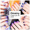 Picture of Omainy Gel Nail Polish Set -Color Changing Gel Nail Polish Set Purple Blue Pink Red Laverder Wind Red Black Color Changing Gel Polish Soak Off UV LED Thermal Temperature Art (1011)