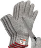 Picture of HereToGear Cut Resistant Gloves - 2 PAIRS Small - Food Grade, Level 5 Protection from Kitchen Knives - Great while Shucking Oysters