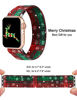 Picture of TOYOUTHS Christmas Band Compatible with Apple Watch Band Elastic Scrunchies Stretchy Solo Loop 38mm/40mm/41mm Soft Nylon Strap Women Replacement Wristband for iWatch Series SE/7/6/5/4/3/2/1, S/M