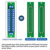 Picture of WayinTop PCB Double-Layer Wiring Power Distribution Board Kit, 2 x 12 Position Power Distribution Module 2 Inputs 2 x 13 Outputs for DC AC 24V 10A