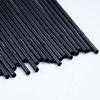 Picture of 500 Pcs Black Disposable Plastic Flexible Straws.(0.23'' diameter and 7.7" long)