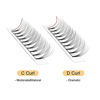 Picture of Volume Lash Extensions 6D 0.07mm D Curl 11mm Short Stem Premade Fans Soft|Optinal 3D|4D|5D|6D|7D|8D 0.07/0.10mm C/D 8-20mm Mix-9-16mm 12-15mm 8-15mm|(6D 0.07D 11mm)