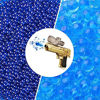 Picture of TANSAR Water Balls Beads Refill Ammo (7-8 mm,6 Pack,10000 Pieces Per Pack),Gel Splater Ball Blaster Bullets Made of Non-Toxic Eco Friendly Water Ball Compatible with Splatter Gall Gun,Blue Colour