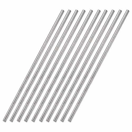 Picture of uxcell 4mm x 250mm 304 Stainless Steel Solid Round Rod for DIY Craft - 10pcs