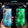 Picture of VENINGO Note 10 Plus Case,Galaxy Note 10 Plus Case,Slim Fit Glow in The Dark Shockproof Hybrid Hard PC Soft TPU Bumper Drop Protective Non Slip Case for Samsung Note 10+ Plus 5G 6.8",Green Nebula