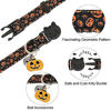 Picture of Giecooh Halloween Cat Collar,2 Pack Breakaway Cat Collar with Bells,Pumpkin and Ghost Charm