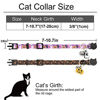 Picture of Giecooh Halloween Cat Collar,2 Pack Breakaway Cat Collar with Bells,Pumpkin and Ghost Charm