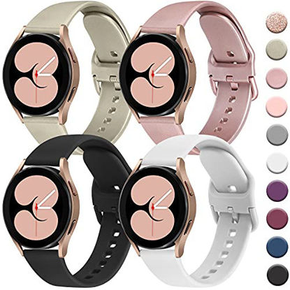 Wanme para Samsung Galaxy Watch 4 Banda 40 mm 44 mm, Galaxy Watch