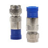 Picture of TLS.Eagle RG6 Compression F Type Straight Antenna Cable Connector Coax Adapter Pack of 20