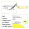 Picture of Premade Fans Eyelash Extensions 4D-D-0.10-13 Long Stem Premade Volume Eyelash Extensions Volume Lash Extensions .07 .10 Premade Volume Fans C D Curl Pre made Lash Fans(4D-D-0.10,13 mm)